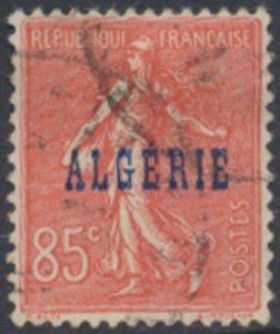Algeria    SC# 27   Used  with hinge   see details & scans
