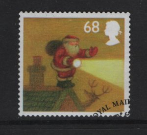 Great Britain   #2249   used  2004  Christmas Santa Claus 68p