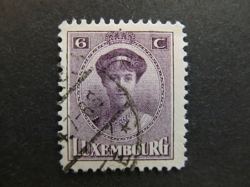 A4P26F45 Letzebuerg Luxembourg 1921-26 6c used