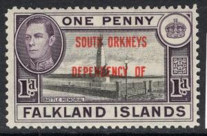 FALKLAND IS.DEP. SGC2 1944 1d BLACK & VIOLET MTD MINT 