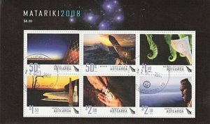 NEW ZEALAND 2008 Matariki mini sheet fine used..............................T935 