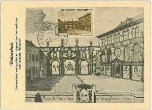 14681 - BELGIUM - POSTAL HISTORY - MAXIMUM CARD 1948 ARCHITECTURE  -