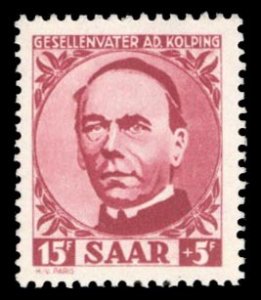 Saar #B74 Cat$25, 1950 Kopling, never hinged