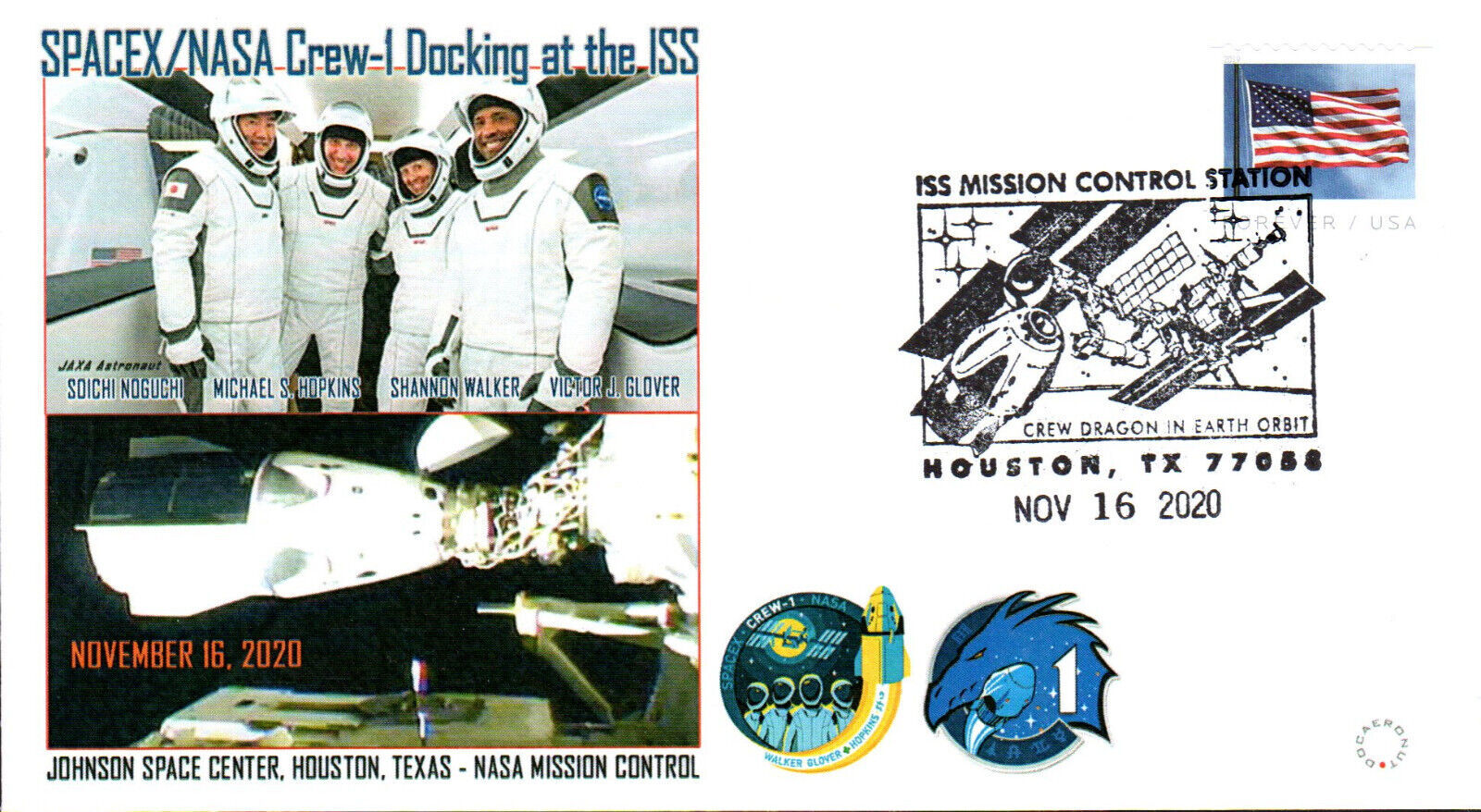 2020 NASA/SpaceX Crew Crew1 ISS Docking 16 November DAN United