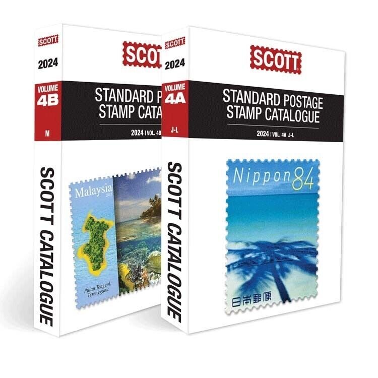 New 2024 Scott Standard Postage Stamp Catalogue US & Worldwide (JM