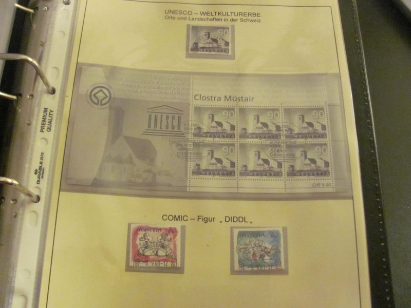 SWITZERLAND 1978-2005 STAMPS & COVERS XF COULD BE AS MUCH AS $2000 CATALGUE(188)