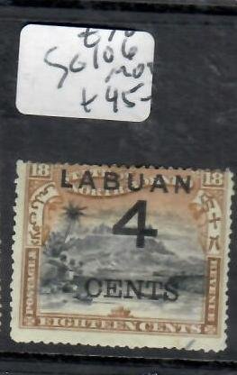 LABUAN MOUNTAIN     4C/18C     SG 106     MOG    P0529C H