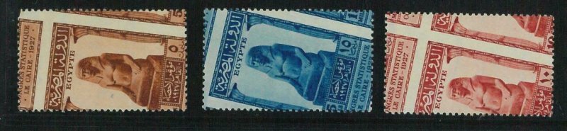 BK1406 - EGYPT -  STAMP - NILE # C25/27  MNH - ERROR Shifted Perforation 1927