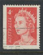 Australia SG 385 - Used  booklet stamp bottom corner left Margin imperf