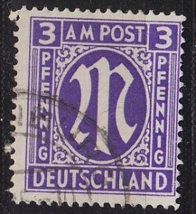 GERMANY Alliiert AmBri [1945] MiNr 0010 G ( O/used ) [01]