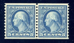 US SCOTT #496 PAIR MINT-SUPERB-OG-NH GRADED 98 W/ PSE CERT SMQ $275