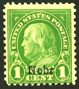 U.S. #669 MINT OG LH