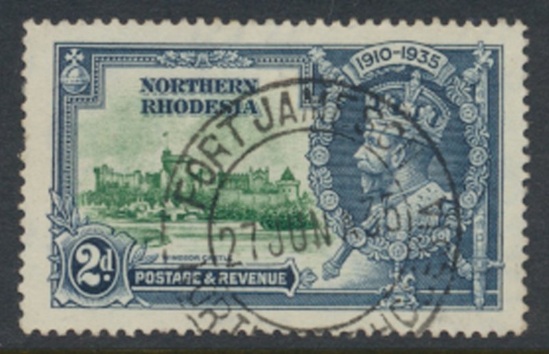 Northern Rhodesia  SG 19   Silver Jubilee SC# 19 Used  see detail and scans