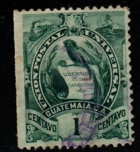 Guatemala  Scott 99 used Bird stamp