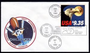 1909 FDC, Shuttle Flown, Rare! w5136