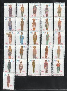 Indonesia 863-888 Set MNH Costumes (C)