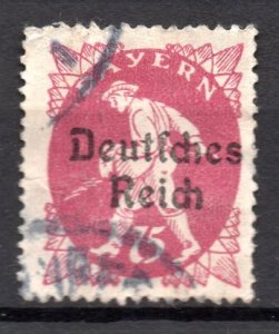 [AC] Bayern Germany 1920 Sc #264 Mi 127 *USED*