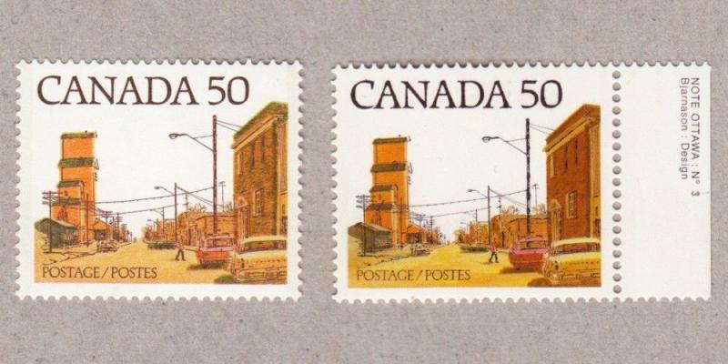 a. MULTI-Variety = COLOUR, DENT, PLATE = Canada 1978 #723A / 723Aiii MNH [ec124]