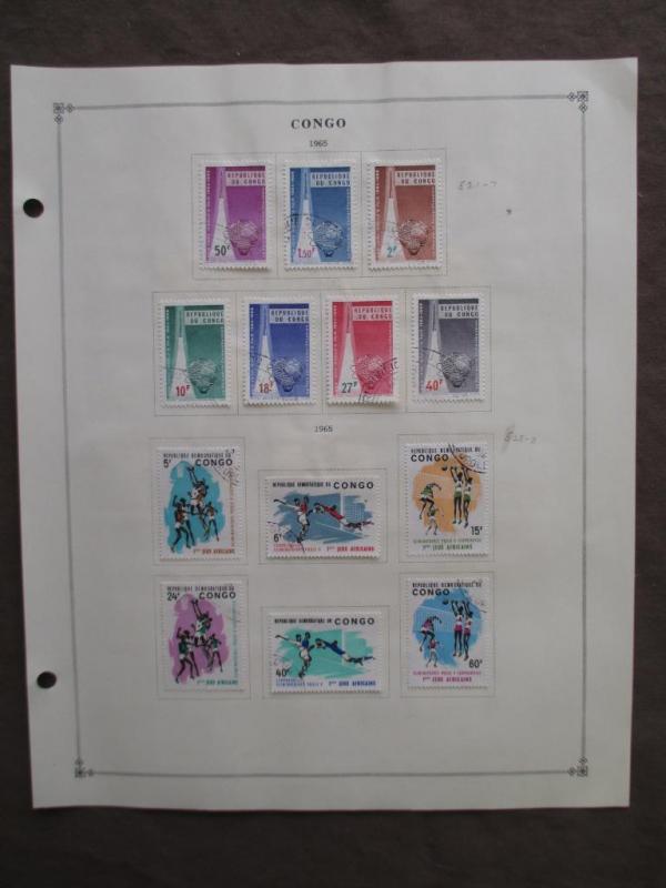 About 1963-1966 Congo On Scott Pages  (s65)