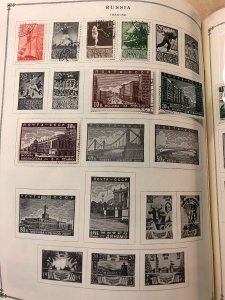 INTERNATIONAL COLLECTION IN SCOTT ALBUM – PORTUGAL TO RUSSIA – 423335