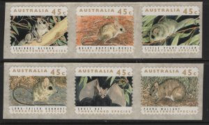 AUSTRALIA, 1246D, MNH, 1992, THREATENED SPECIES