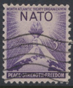 USA  SC#  1008   Used 1952 NATO    see scan