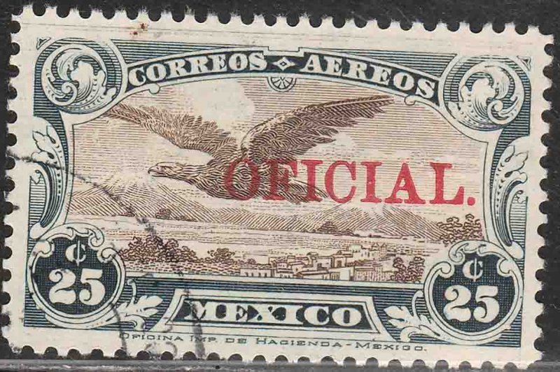 MEXICO CO2, OFFICIAL AIR MAIL, USED. F-VF. (713)