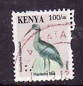 Kenya-Sc#885- id2-used -Independence-Birds-Hadada Ibis-2014-