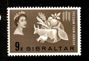 Gibraltar Stamp #161 MINT OG VLH XF SINGLE - POST OFFICE FRESH