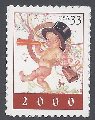 #3369 33c  Year 2000  1999 Mint NH