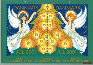 Denmark. Christmas Seal. 2001. 1 Post Office,Display,Advertising Sign. Angels