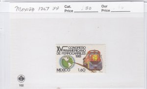 Mexico 1257 Trains mnh