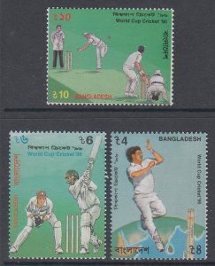 Bangladesh 511-513 Cricket MNH VF