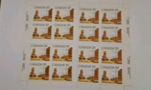 Canada 1977 Medium Value Street Definitives #723 MS Of Plate Blocks