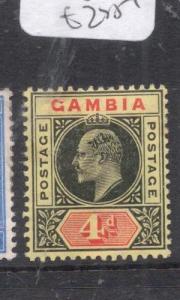 Gambia SG 76 VFU (4dlv)