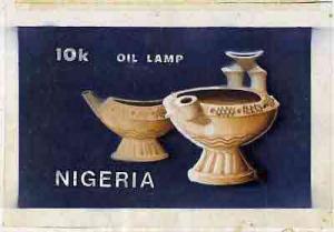 Nigeria 1990 Pottery - original hand-painted artwork for ...