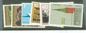 Australia  #582-587 Mint (NH) Multiple