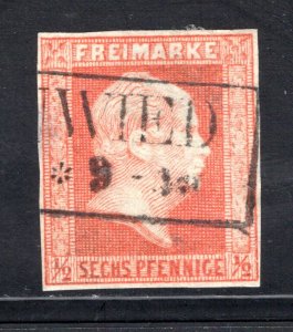 Prussia #10, Used  F/VF.  CV $160.00   ...  5170010