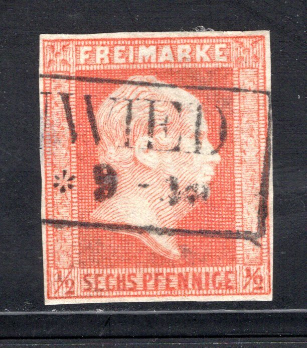 Prussia #10, Used  F/VF.  CV $160.00   ...  5170010