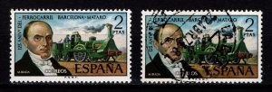 Spain 1974 125th Anniv. of Barcelona-Mataro Railway, 2p [Mint/Used]