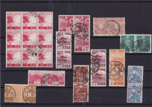 Japan  used stamps Ref 15894
