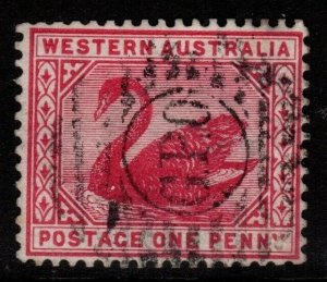 WESTERN AUSTRALIA SG95 1890 1d CARMINE USED