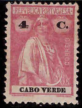 Cape Verde Scott 181 MH* Ceres stamp