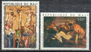 Mali Stamp C216-C217  - 74 Easter Paintings