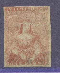 Victoria QV 1851 1d used