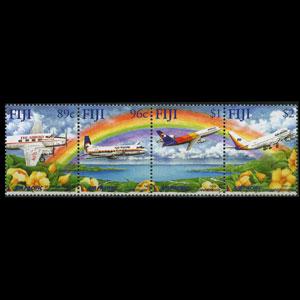 FIJI 2002 - Scott# 941 Planes Set of 4 NH