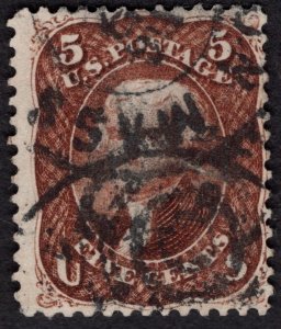 US #75 Fine. Used.