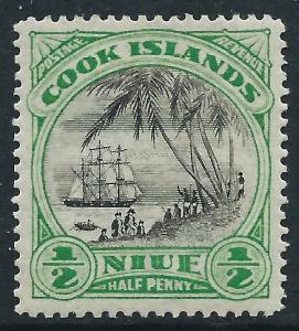 Niue, Sc #60, 1/2d MH