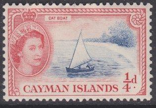 Cayman Islands sc#135 1953 1/4p QE2 Scenes MH