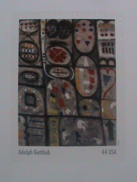 ​UNITED STATES-2010 SC#4444  ABSTRACT EXPRESSIONISTS-PAINTING-MNH S/S SHEET VF